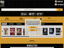Tablet Screenshot of librofutbol.com